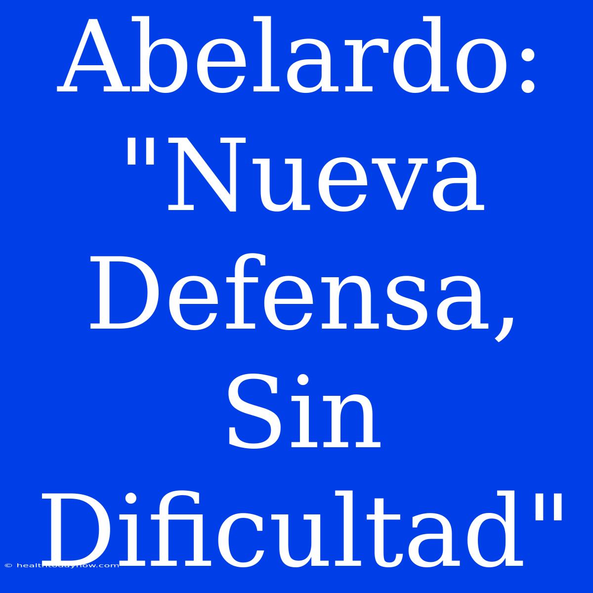 Abelardo: 