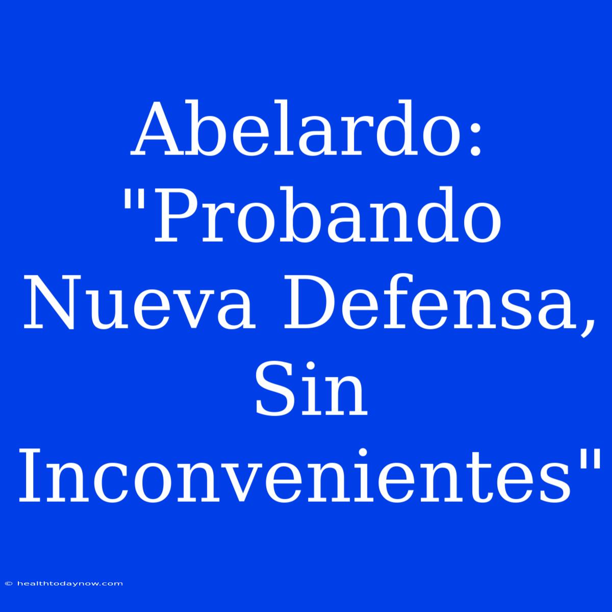 Abelardo: 