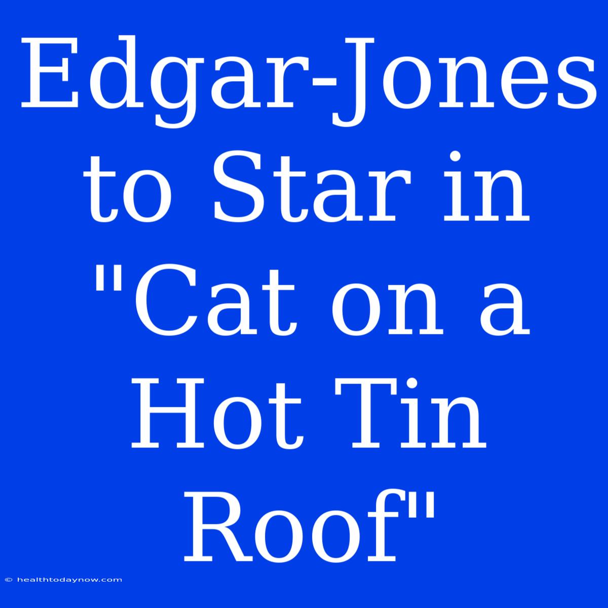 Edgar-Jones To Star In 