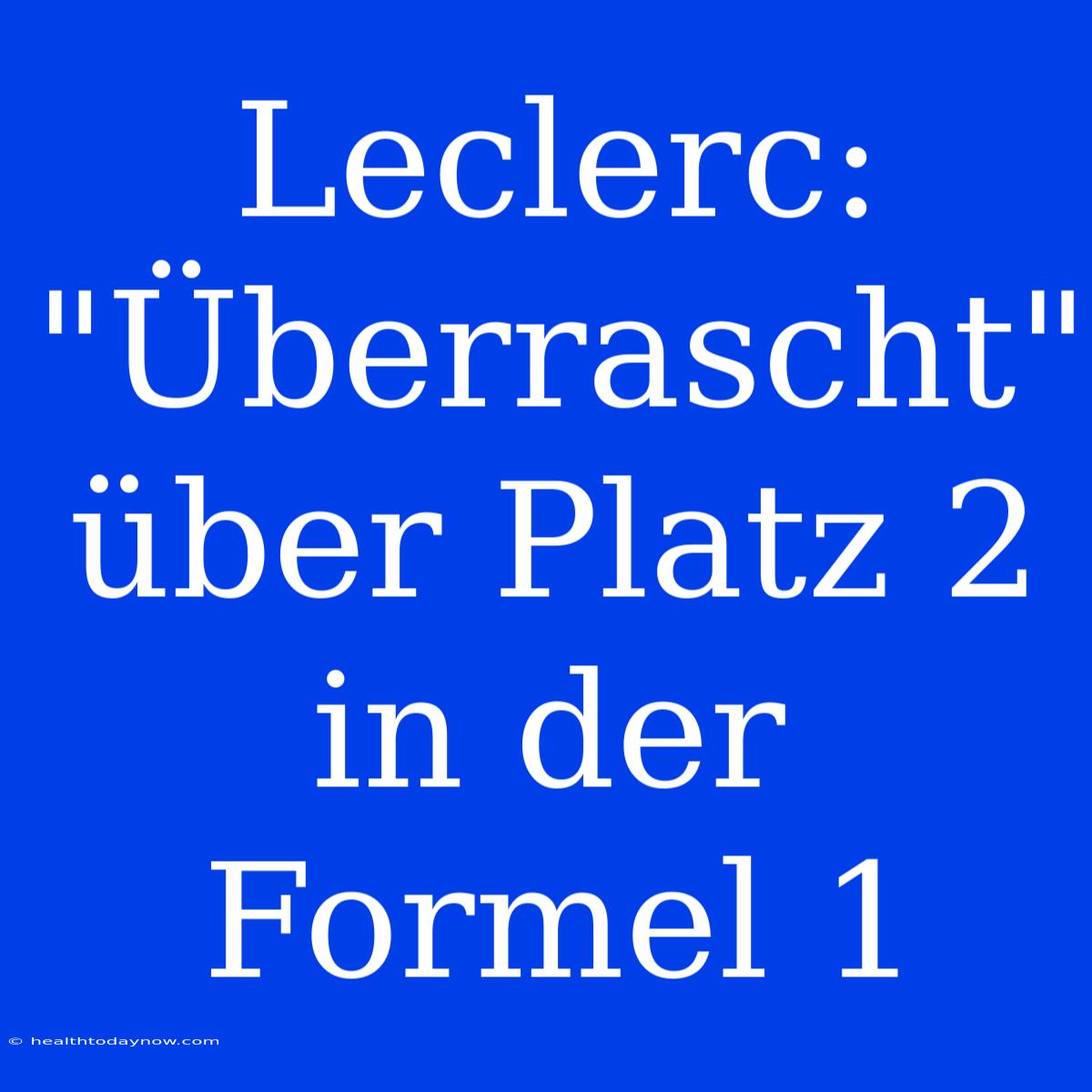 Leclerc: 