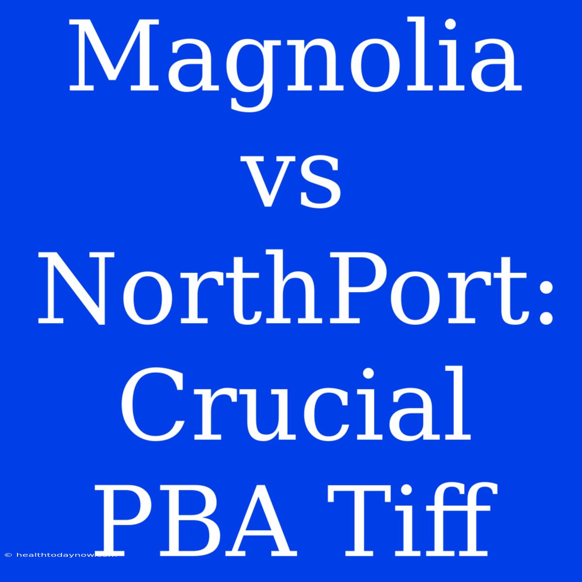 Magnolia Vs NorthPort: Crucial PBA Tiff