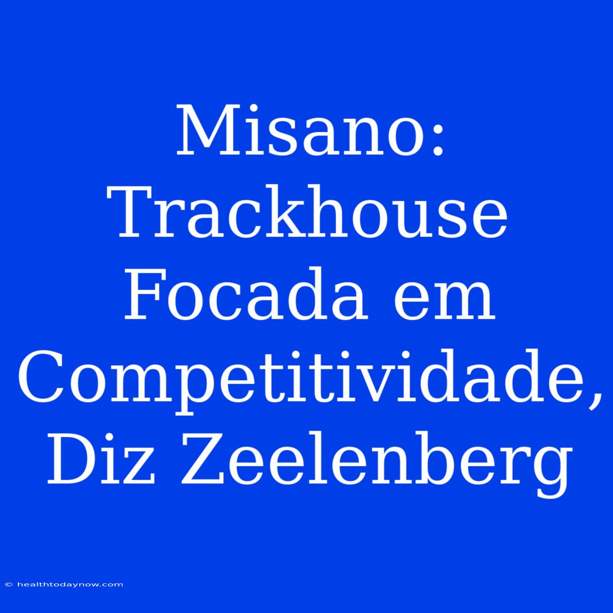 Misano: Trackhouse Focada Em Competitividade, Diz Zeelenberg