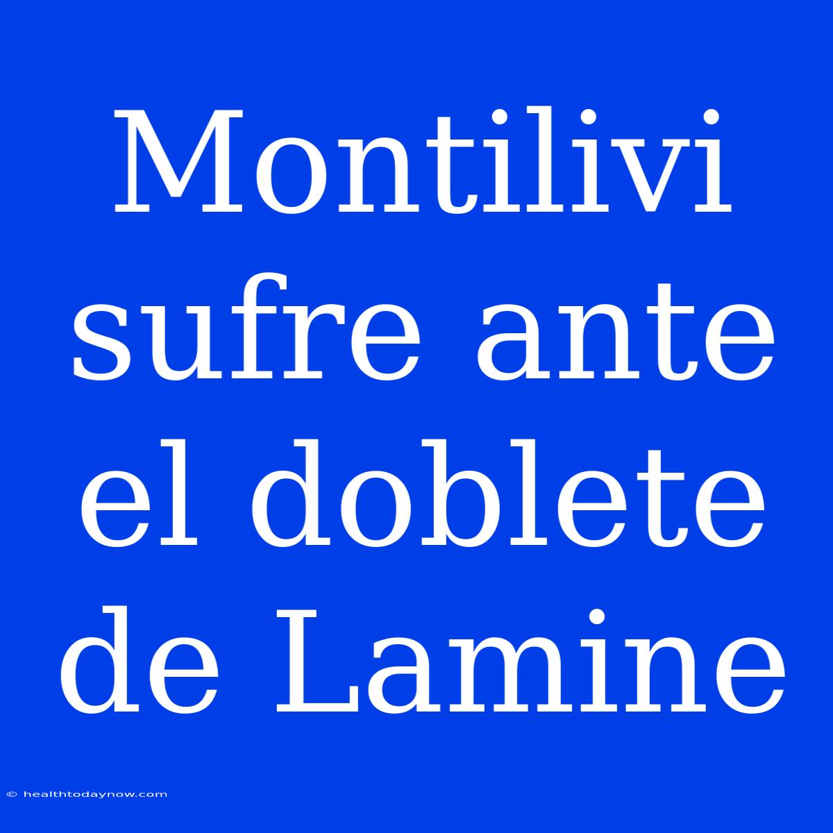 Montilivi Sufre Ante El Doblete De Lamine 