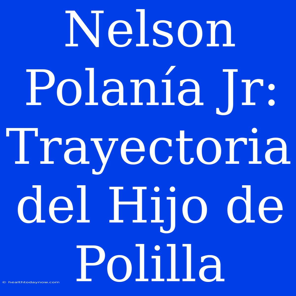 Nelson Polanía Jr: Trayectoria Del Hijo De Polilla