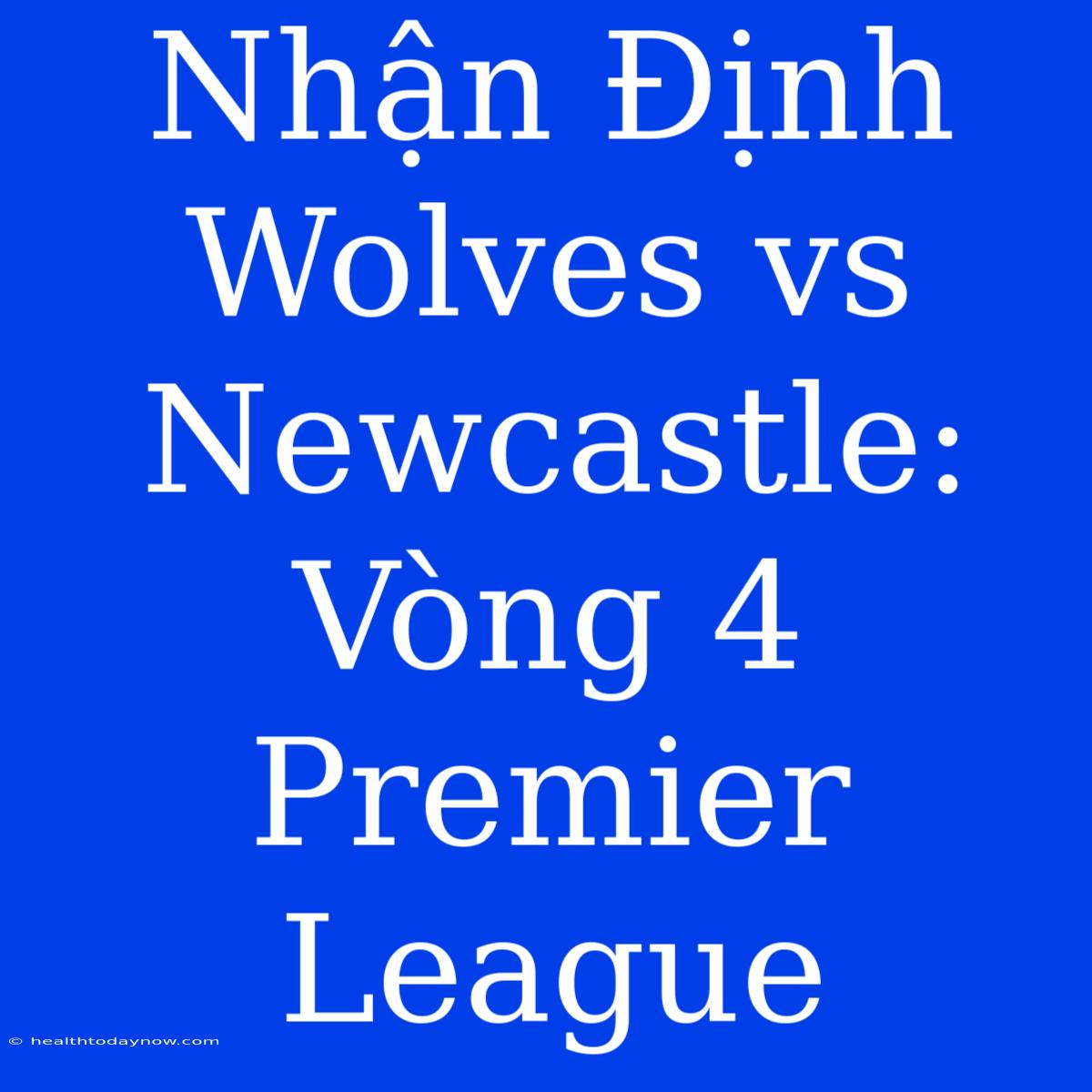 Nhận Định Wolves Vs Newcastle: Vòng 4 Premier League