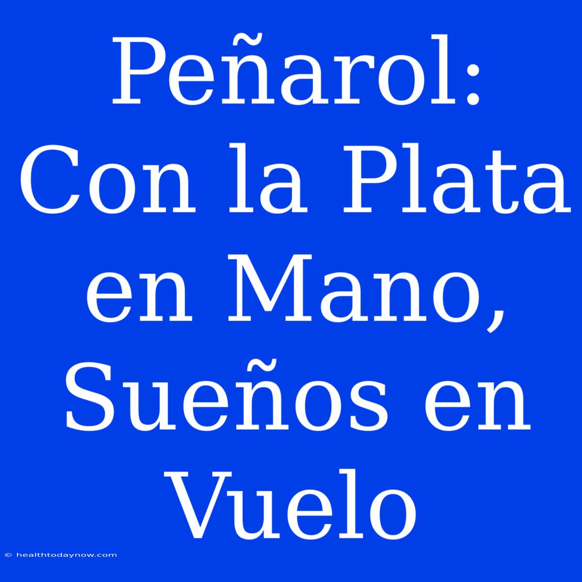 Peñarol: Con La Plata En Mano, Sueños En Vuelo