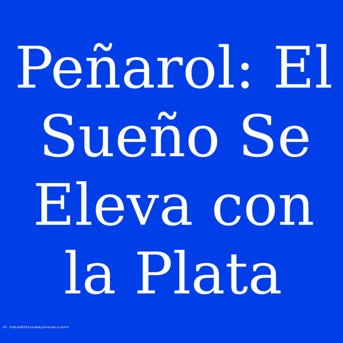 Peñarol: El Sueño Se Eleva Con La Plata