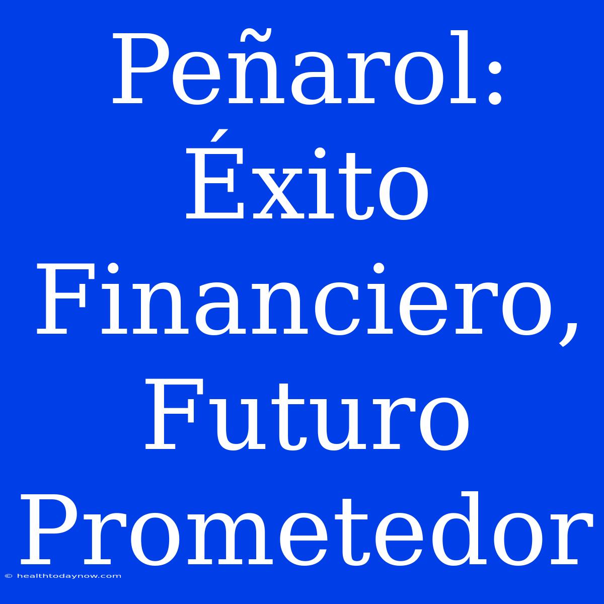 Peñarol: Éxito Financiero, Futuro Prometedor