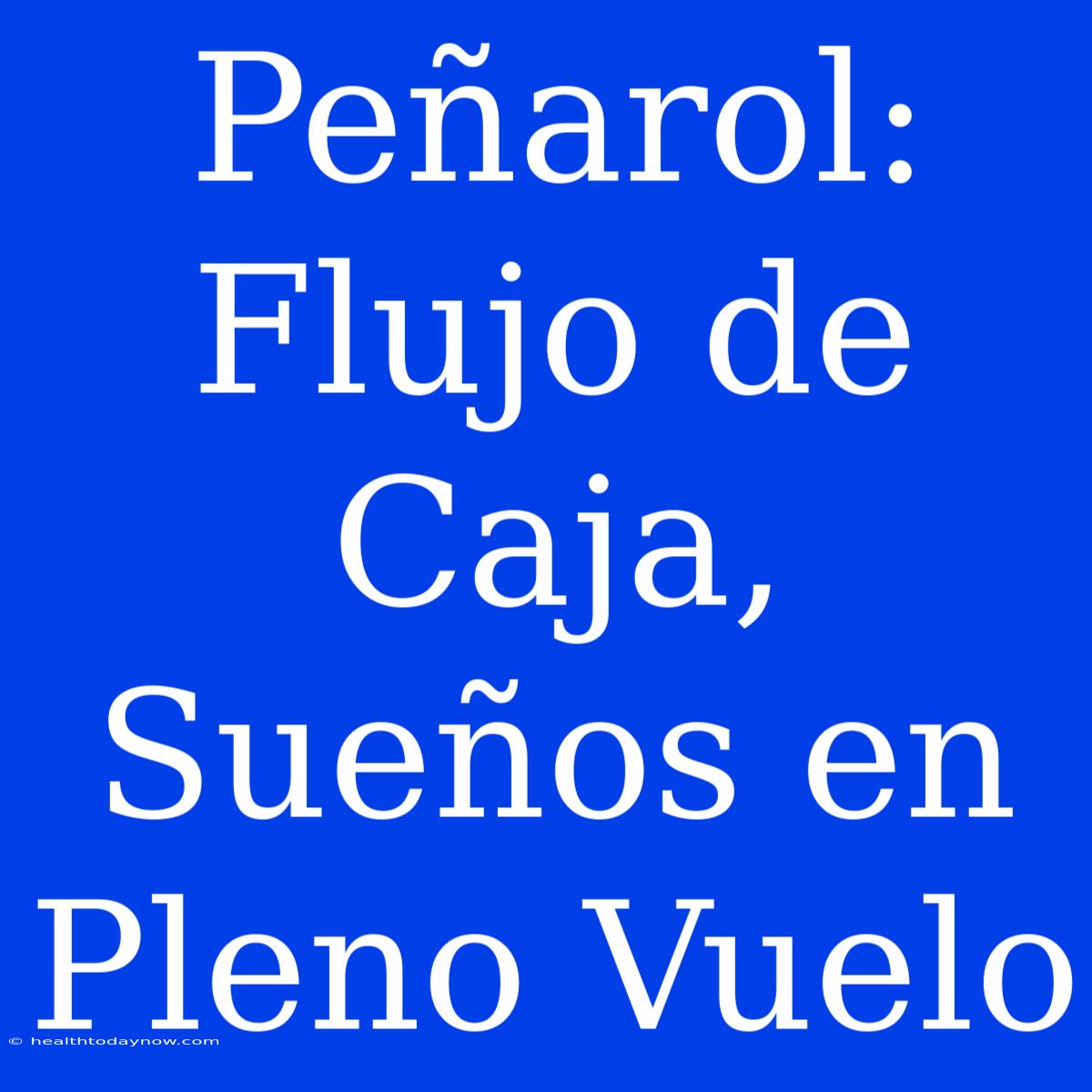 Peñarol: Flujo De Caja, Sueños En Pleno Vuelo 