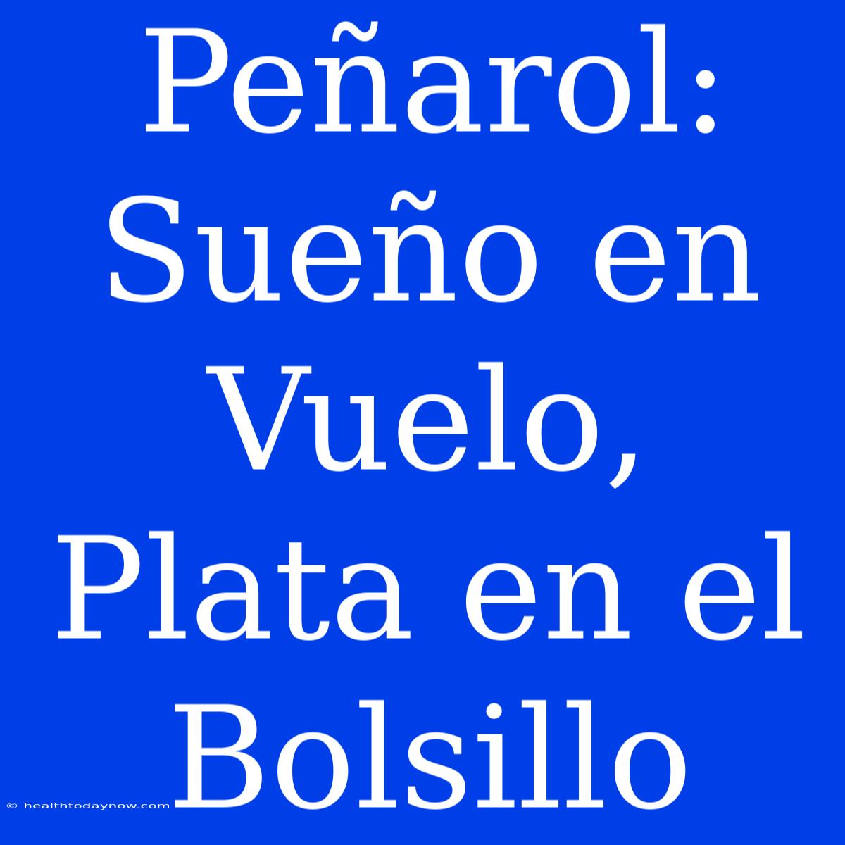 Peñarol: Sueño En Vuelo, Plata En El Bolsillo 