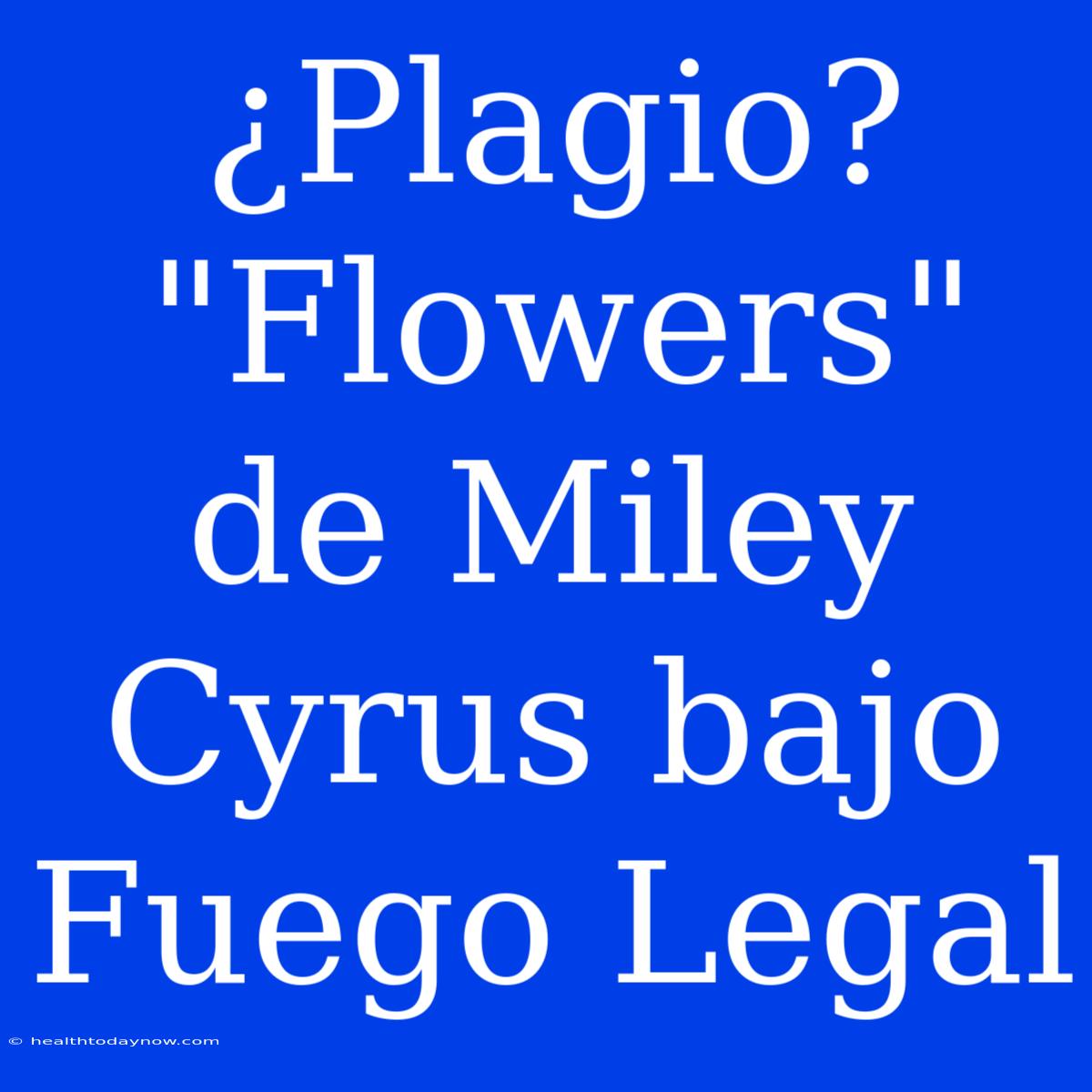 ¿Plagio? 