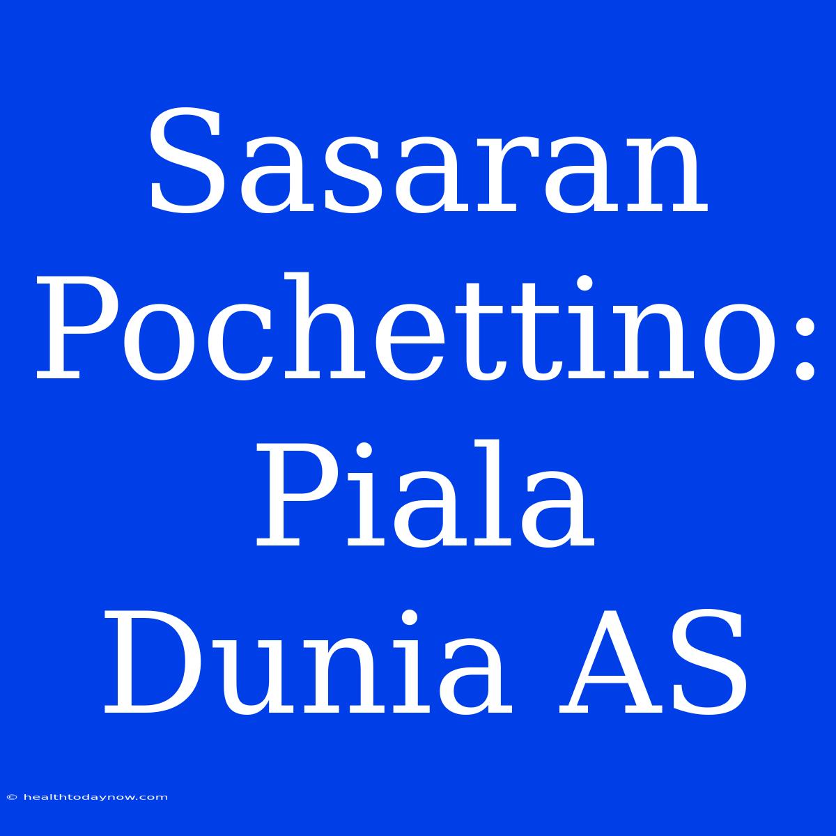 Sasaran Pochettino: Piala Dunia AS