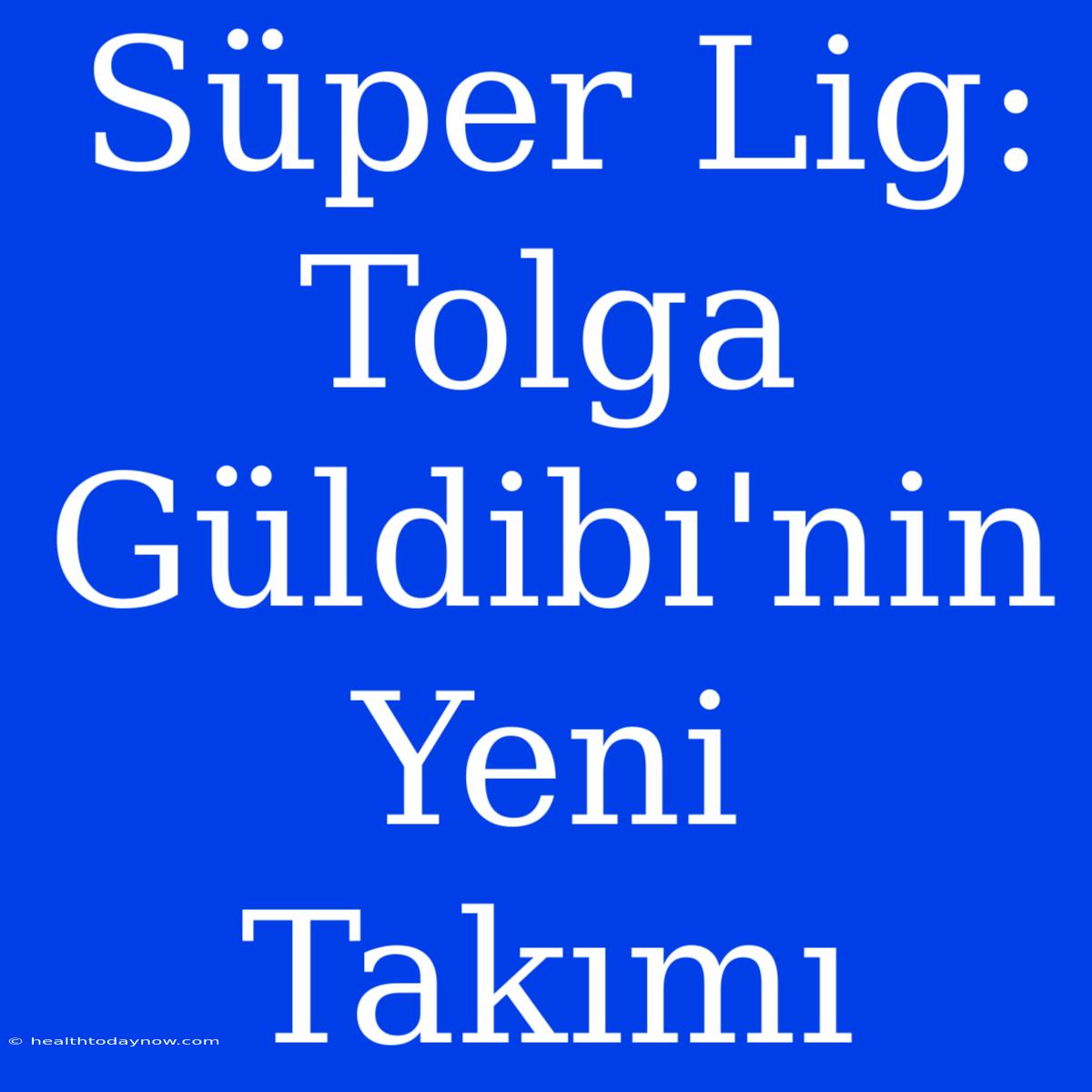 Süper Lig: Tolga Güldibi'nin Yeni Takımı