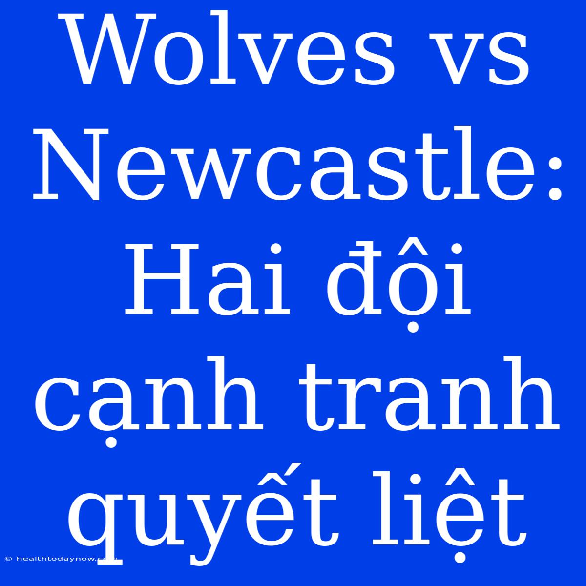 Wolves Vs Newcastle: Hai Đội Cạnh Tranh Quyết Liệt