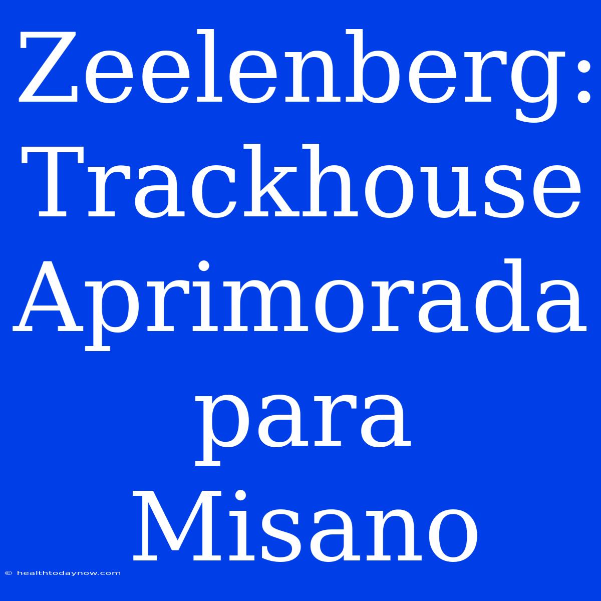 Zeelenberg: Trackhouse Aprimorada Para Misano