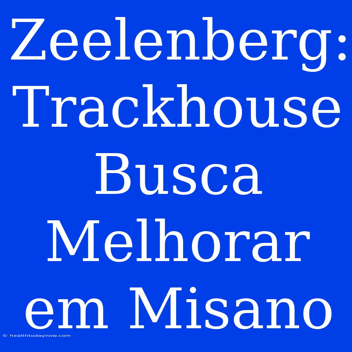 Zeelenberg: Trackhouse Busca Melhorar Em Misano