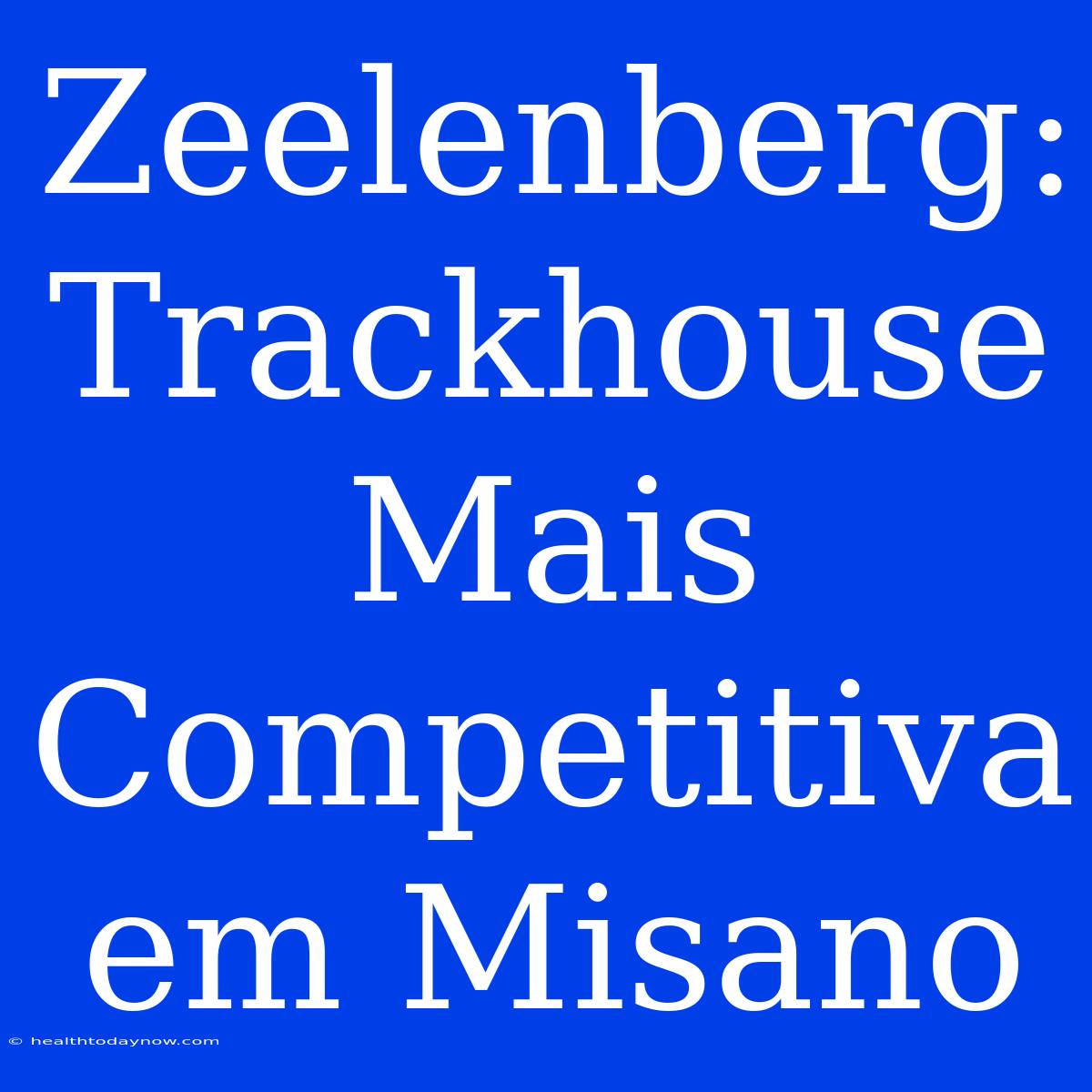 Zeelenberg: Trackhouse Mais Competitiva Em Misano